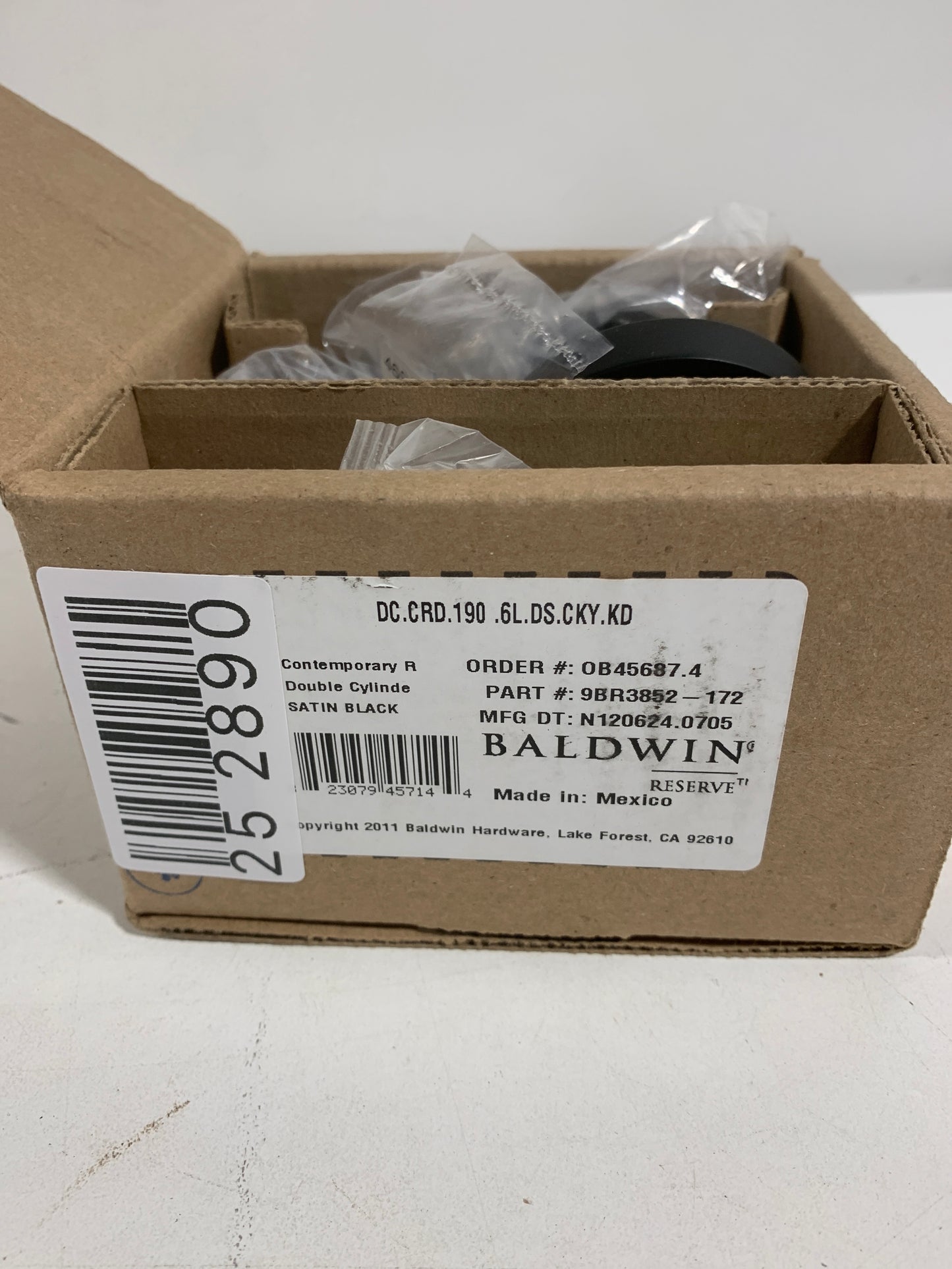 Scratch Baldwin DC.CRD Contemporary Round Standard C Keyway