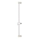 Signature Hardware 948919 28" Hand Shower Slide Bar Brushed Nickel Bath and Shower Accessories Shower Components Slide Bars