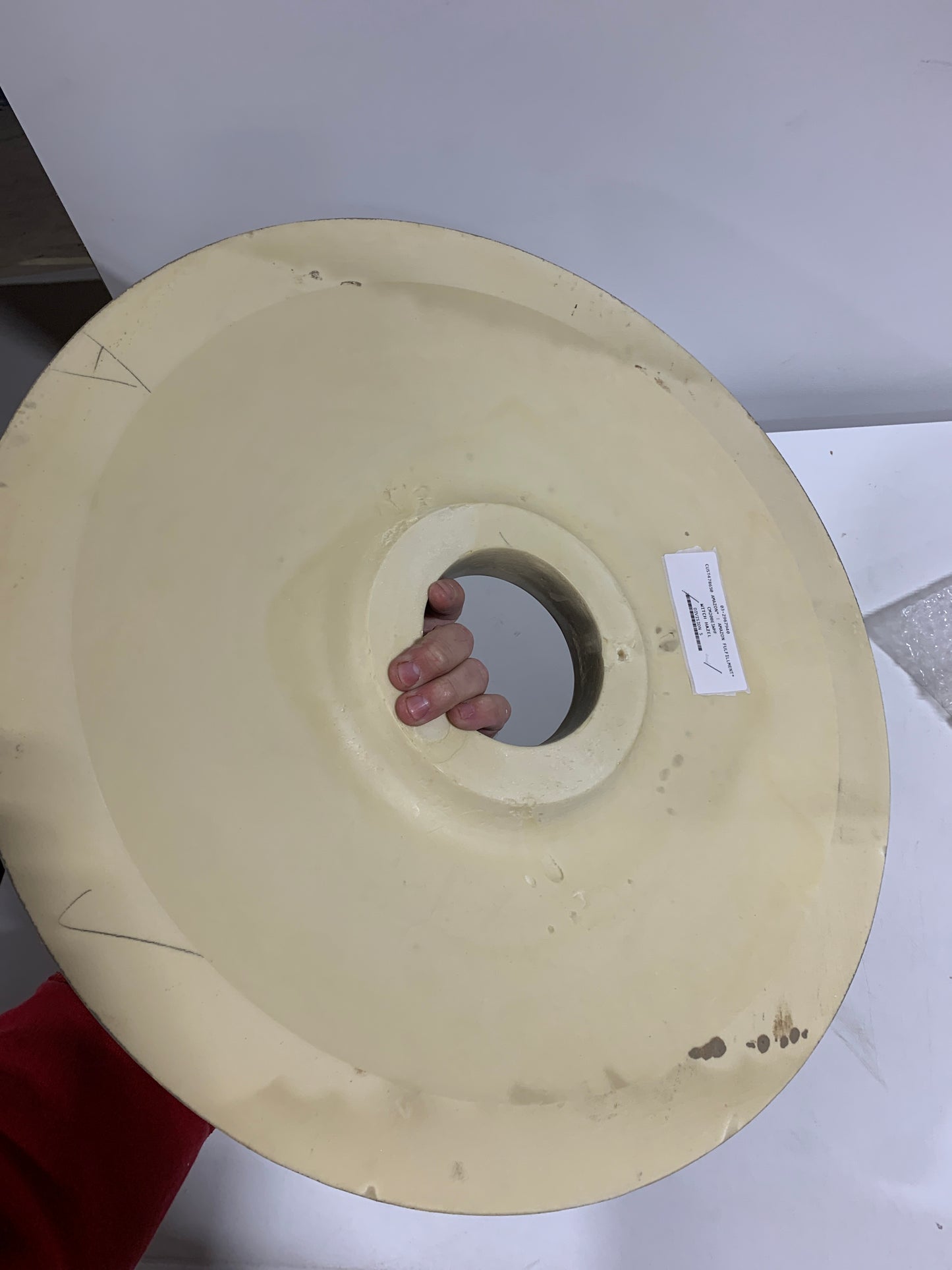 See Desc Ekena Millwork CM20BE1WHF Berkshire Ceiling Medallion, Witch Hazel