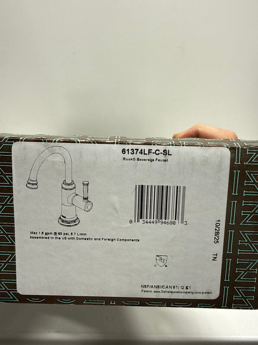 Brizo 61374LF-C Rook 1.5 GPM Cold Only Water Dispenser Beverage Faucet - RO Compatible Luxe Steel Faucet Water Dispenser Cold Only