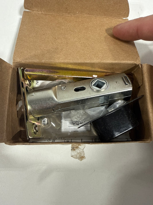 Baldwin 5513056 2.37 in. Passage Door Lever Latch for Backset Lifetime Satin Nickel