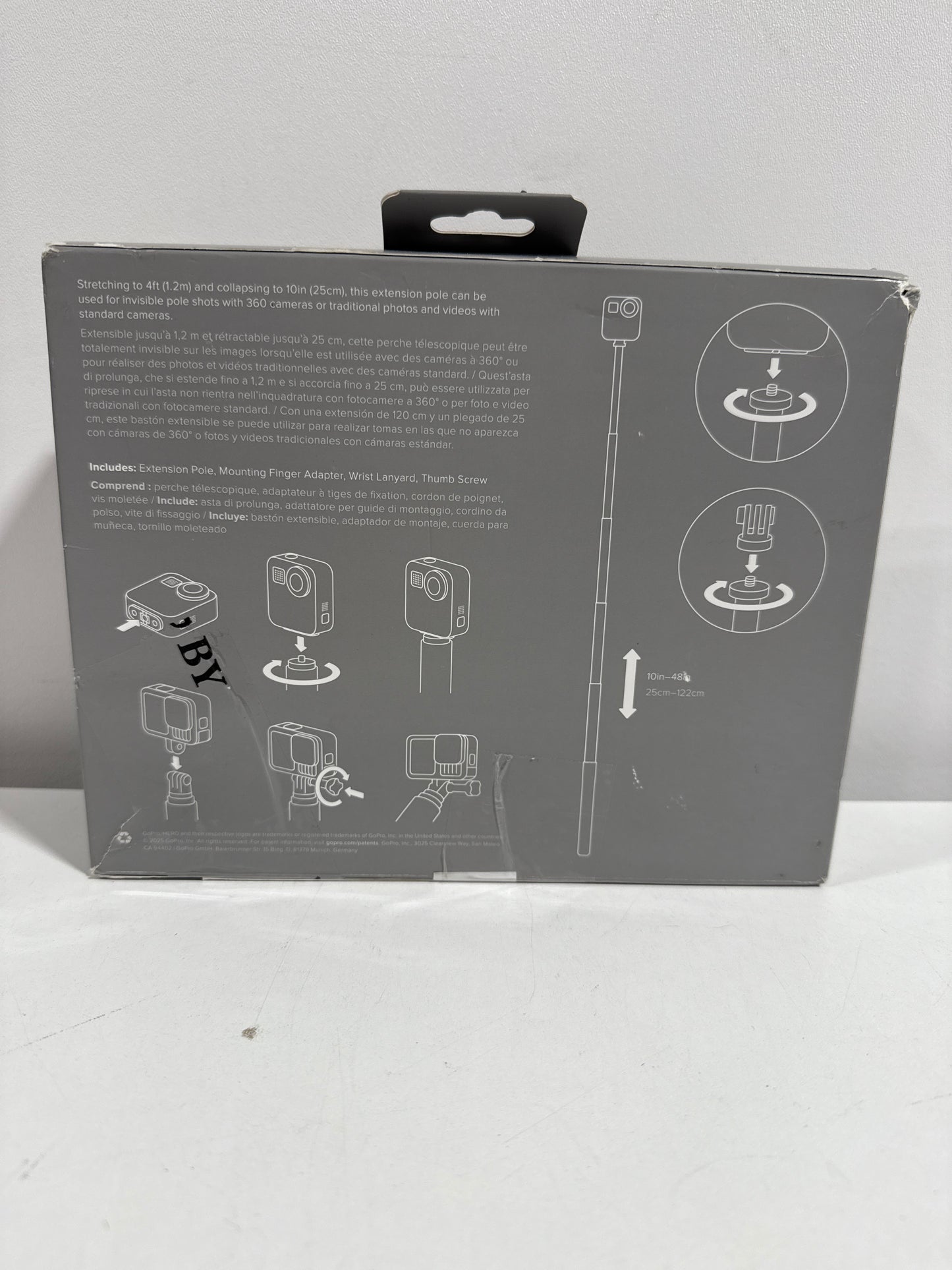 See DescGoPro 4 Invisible 360 Degree Grip Extension Pole