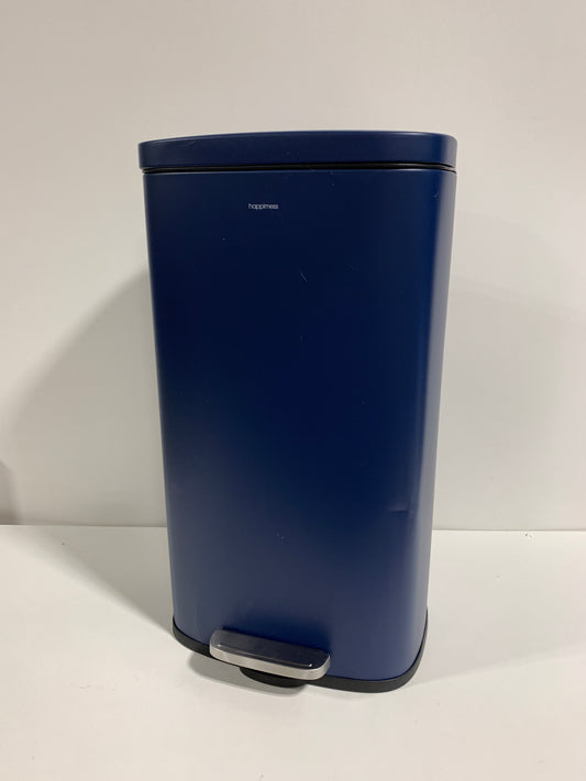 Dent Happimess Curtis 8-Gallon Trash Can Denim Blue