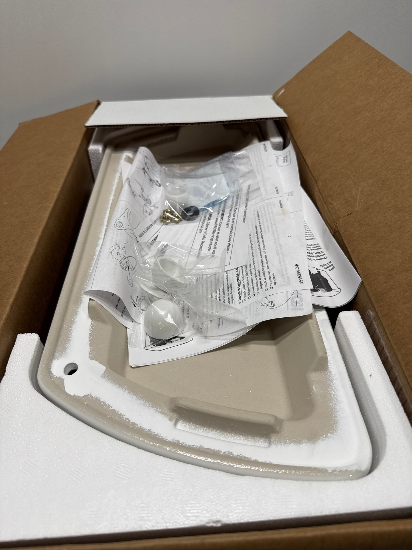 KOHLER Highline 1.1 GPF Single Flush Toilet Tank Only in White-K-4484-0