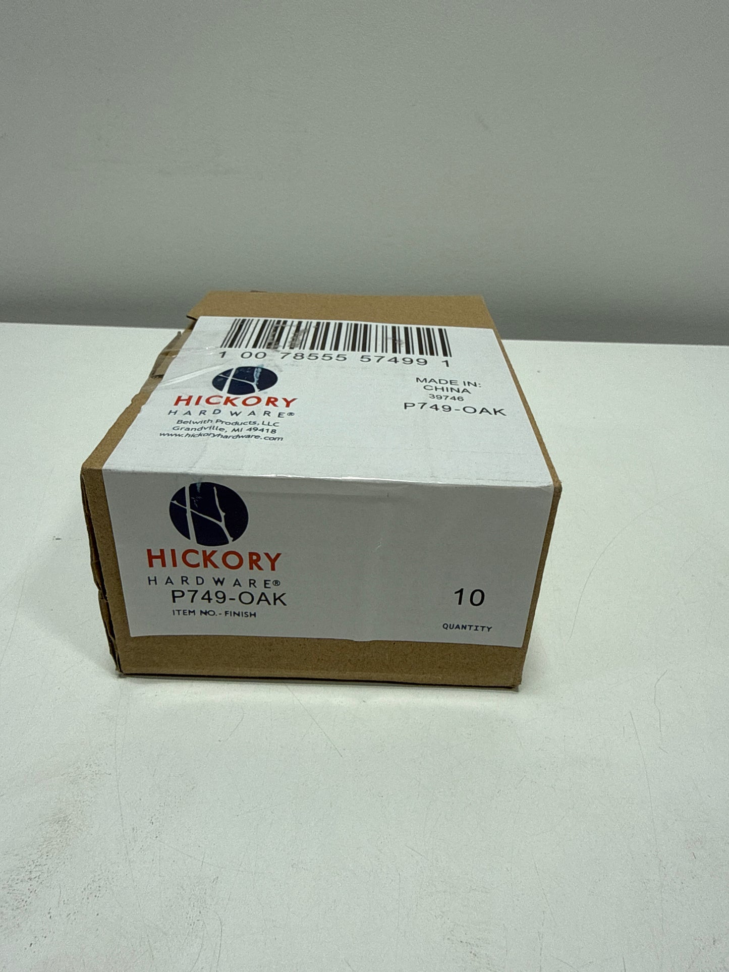 10 x Hickory Hardware Solid CoreWoodgrain Collection Pull 3" P749-OAK