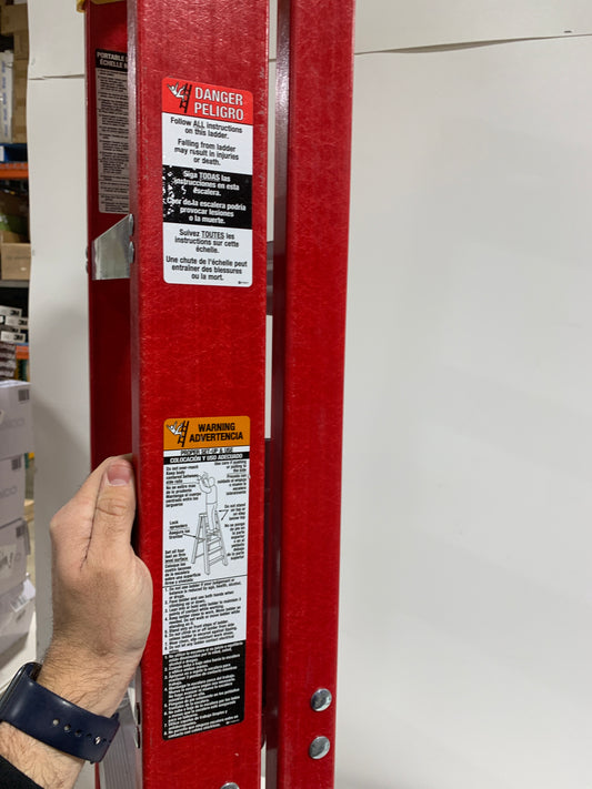 4 ft. Fiberglass Step Ladder with 300 lbs. Load Capacity Type IA Duty Rating