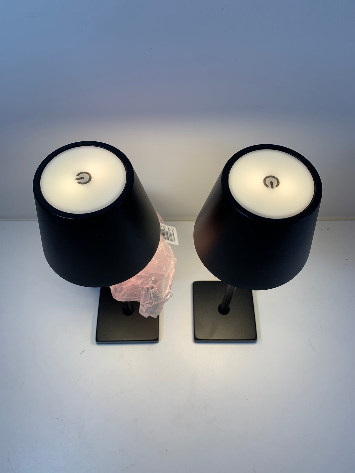 See Desc Mikasa Rechargeable LED Home Accent Lamps Set of 2