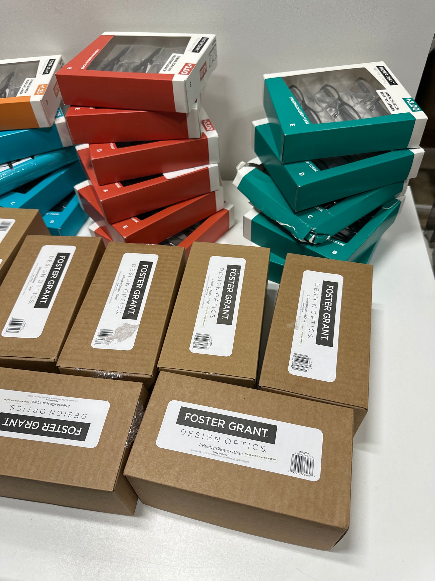 Lot of 38 Design Optics by Foster Grant Plastic Reading Glasses