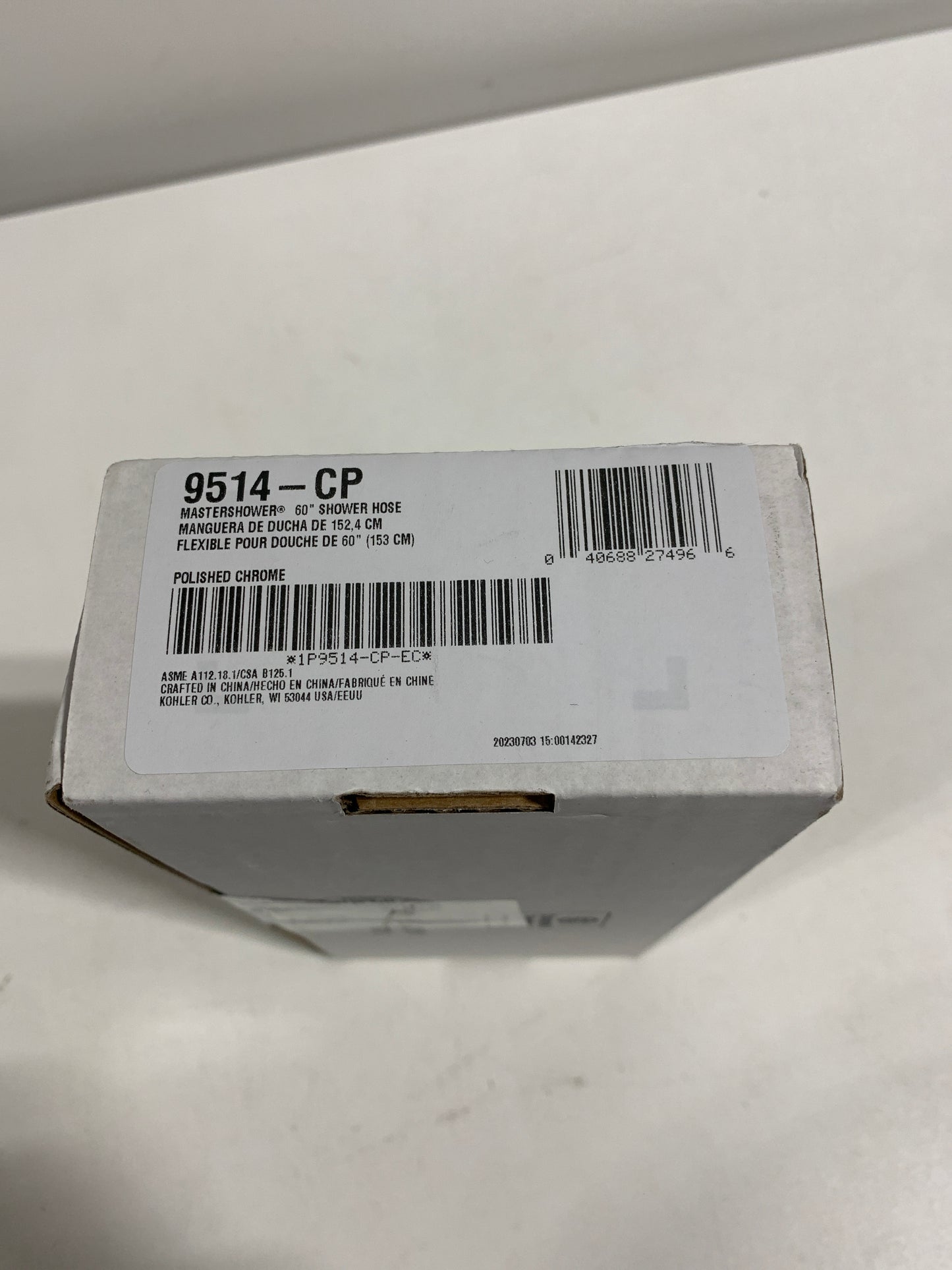 Kohler MasterShower 60 in. Metal Shower Hose in Polished Chrome