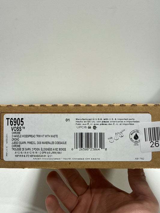 Moen Voss Chrome Two-Handle Bathroom Faucet