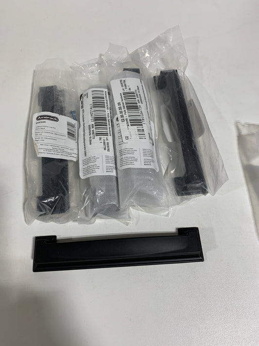 5 Appoint 5-1/16 in. or 6-5/16 in. (128mm or 160mm) Traditional Matte Black Cabinet Cup Pull