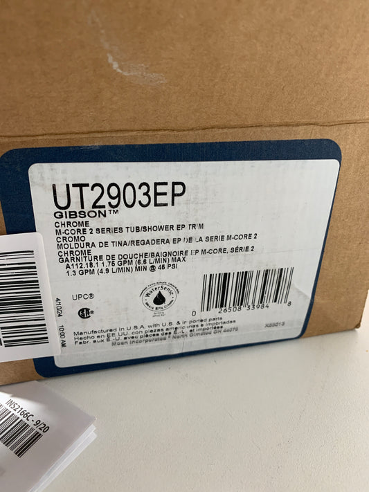 Moen Gibson Tub and Shower Trim Package with 1.75 GPM Single Function Shower Head