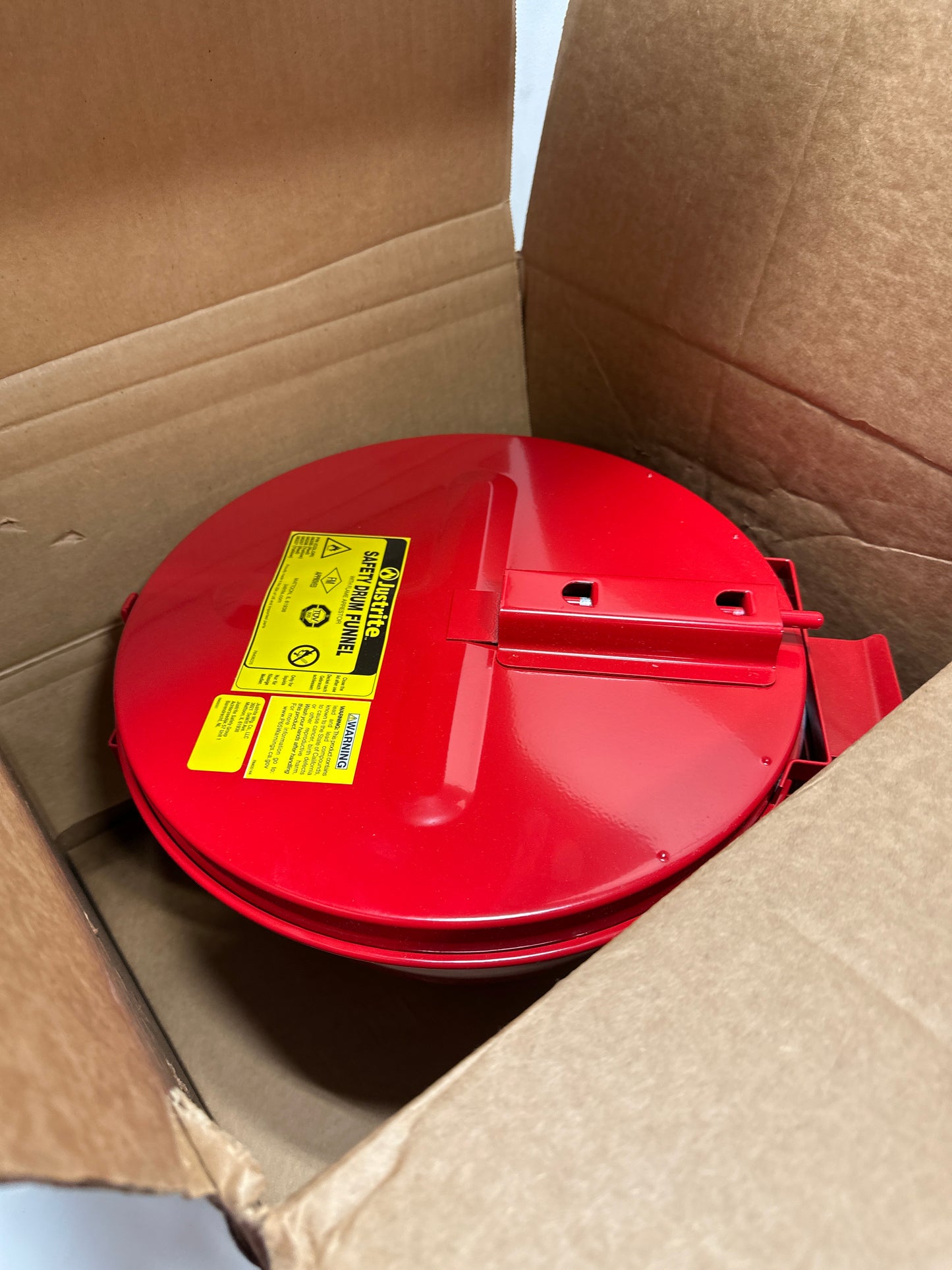 Justrite 08207 Funnel Assembly W/6" Arrestor