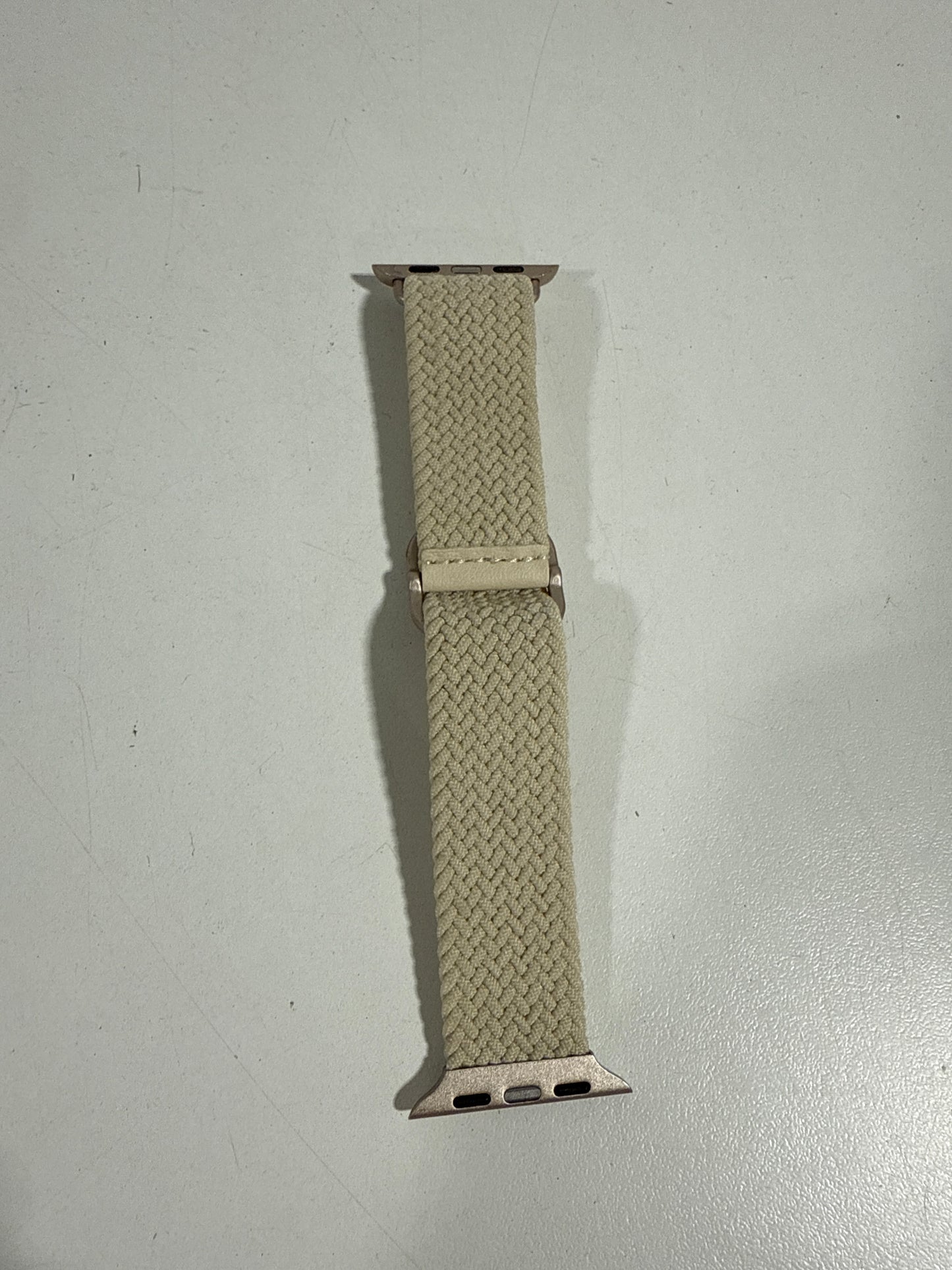 Insignia™ - Braided Nylon Band for Apple Watch 38mm, 40mm, 41mm (All Series), and 42mm Series 10 - Stone