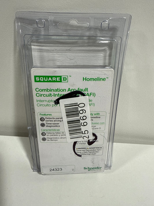 Square D Homeline 20A Single-Pole Cafci Combination Arc Fault Breaker - All