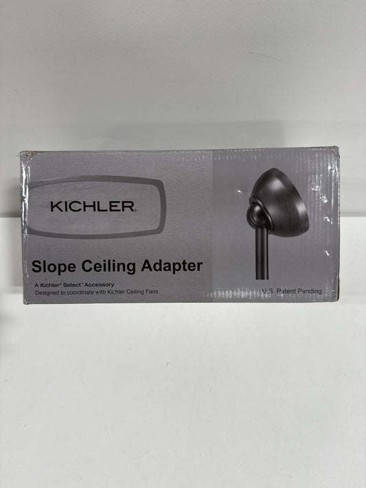 Kichler 337005SBK Fan Accessory Ceiling Fan Slope Adapter in Satin Black