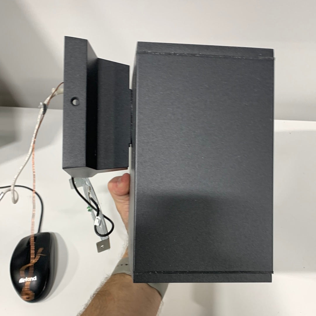 Elegant Lighting Raine 8" Tall Outdoor Wall Sconce - Rectangular Fixture