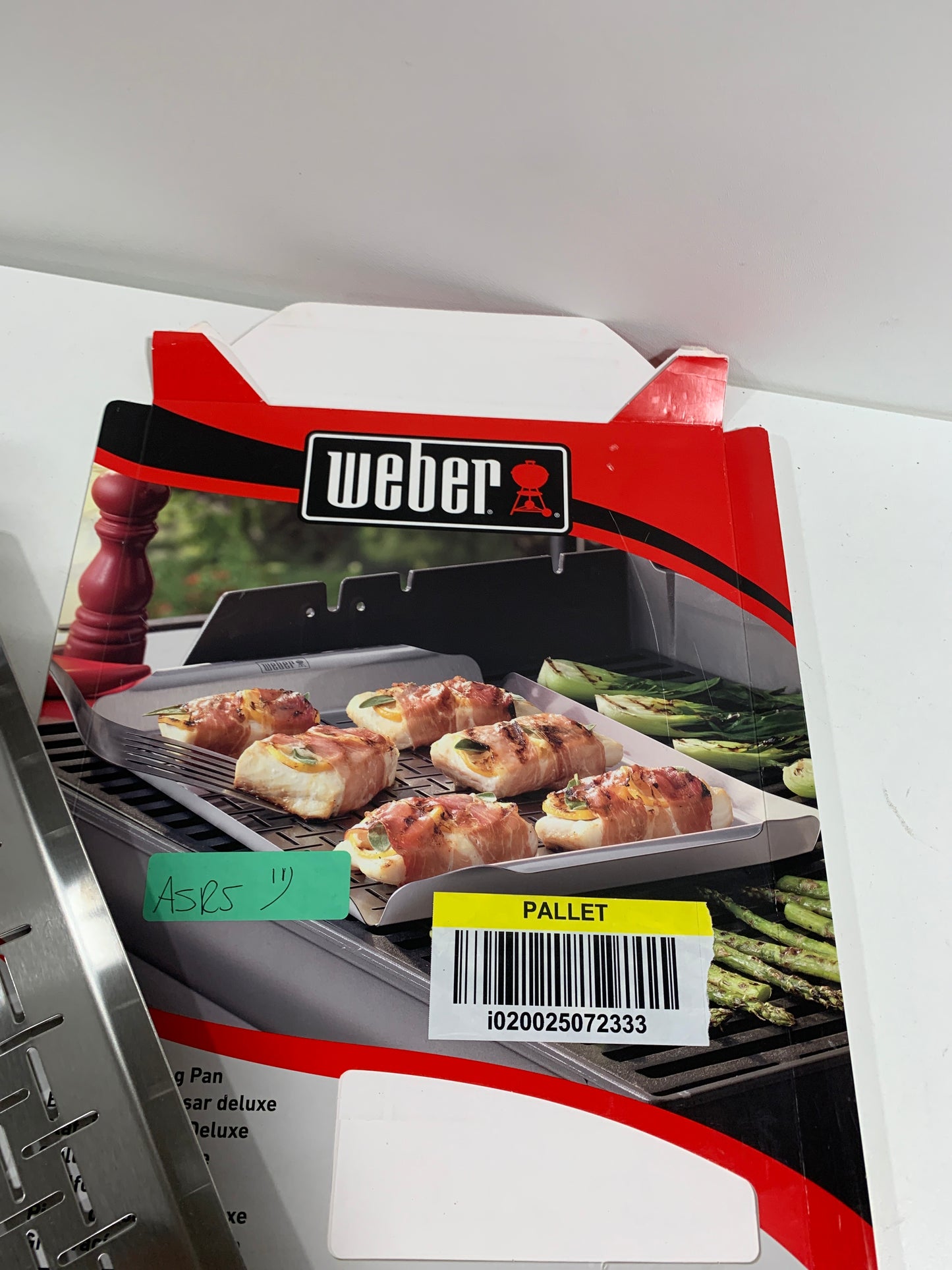 Weber - Deluxe Large Grilling Pan - Stainless Steel