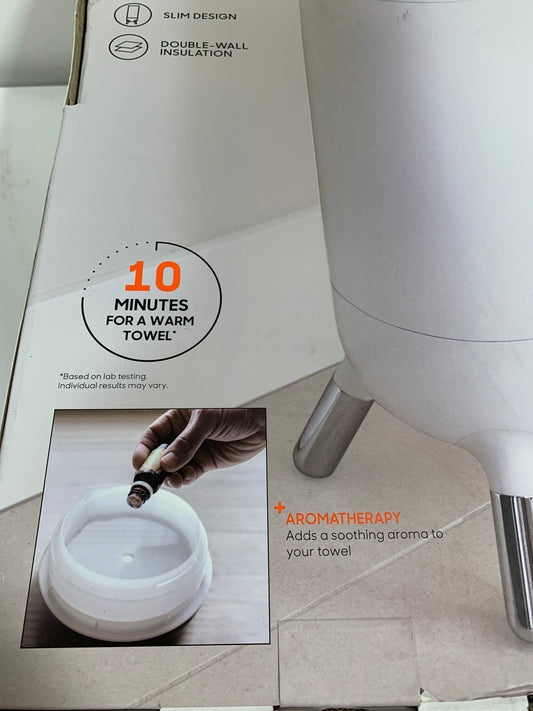 Sharper Image SpaStudio Automatic Towel Warmer - White