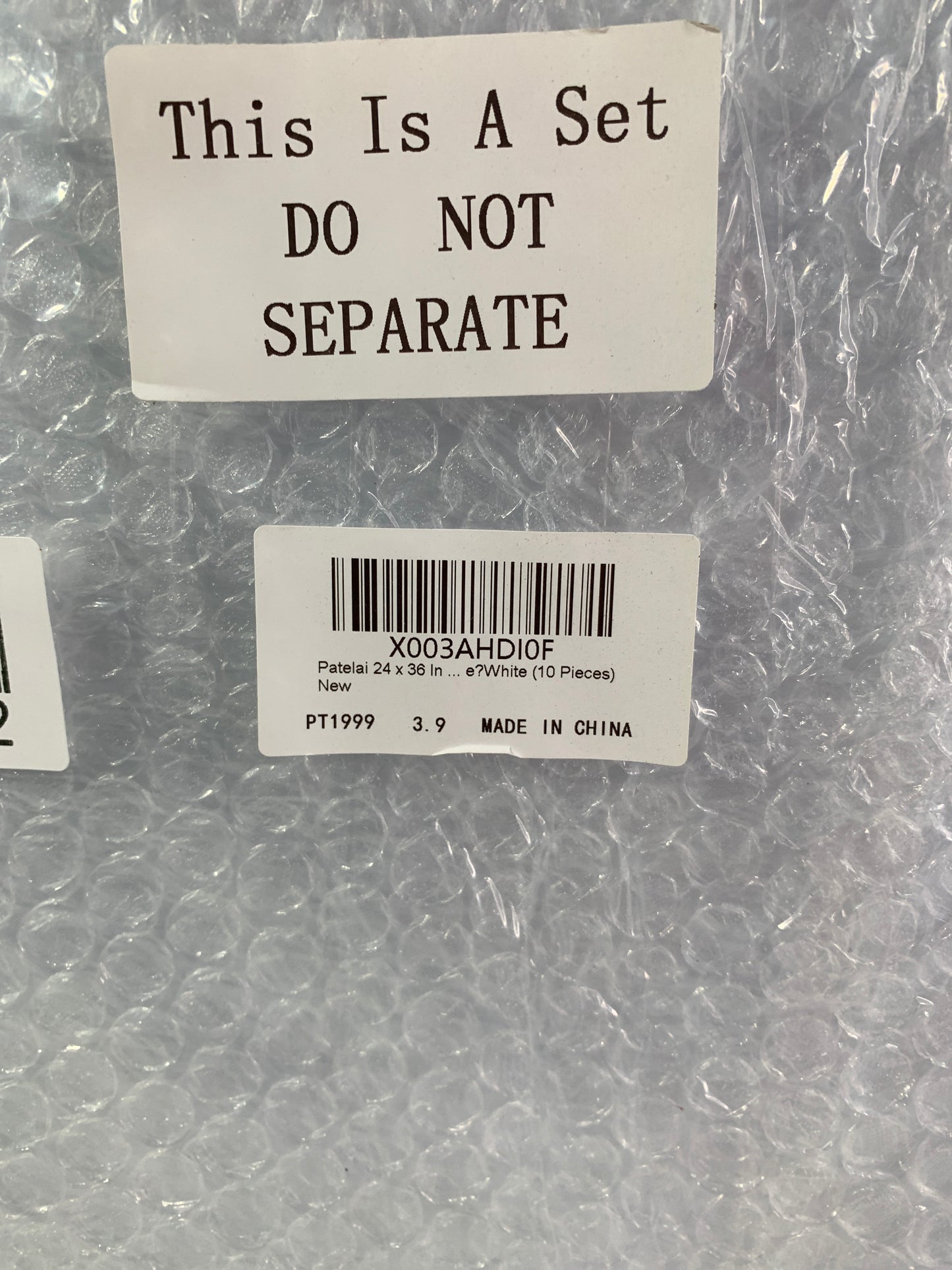 Patelai 24 x 36 Inches Corrugated Plastic Sheet Corrugated Poster Board 4mm Thick Waterproof Blank Board Sheets Plastic Yard Sign for Garage and Estate Sale, Indoor and Outdoor Use,White (10 Pieces)