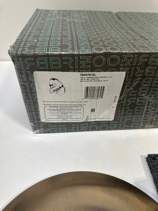 Brizo Odin Thermostatic Valve Trim Only with Integrated Volume Control - Less Rough In