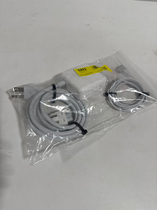 Apple - 45W MagSafe 2 Power Adapter with Magnetic DC Connector - White