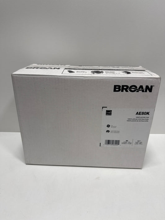Broan Flex Series 80 CFM 0.8 Sones Ventilation Fan