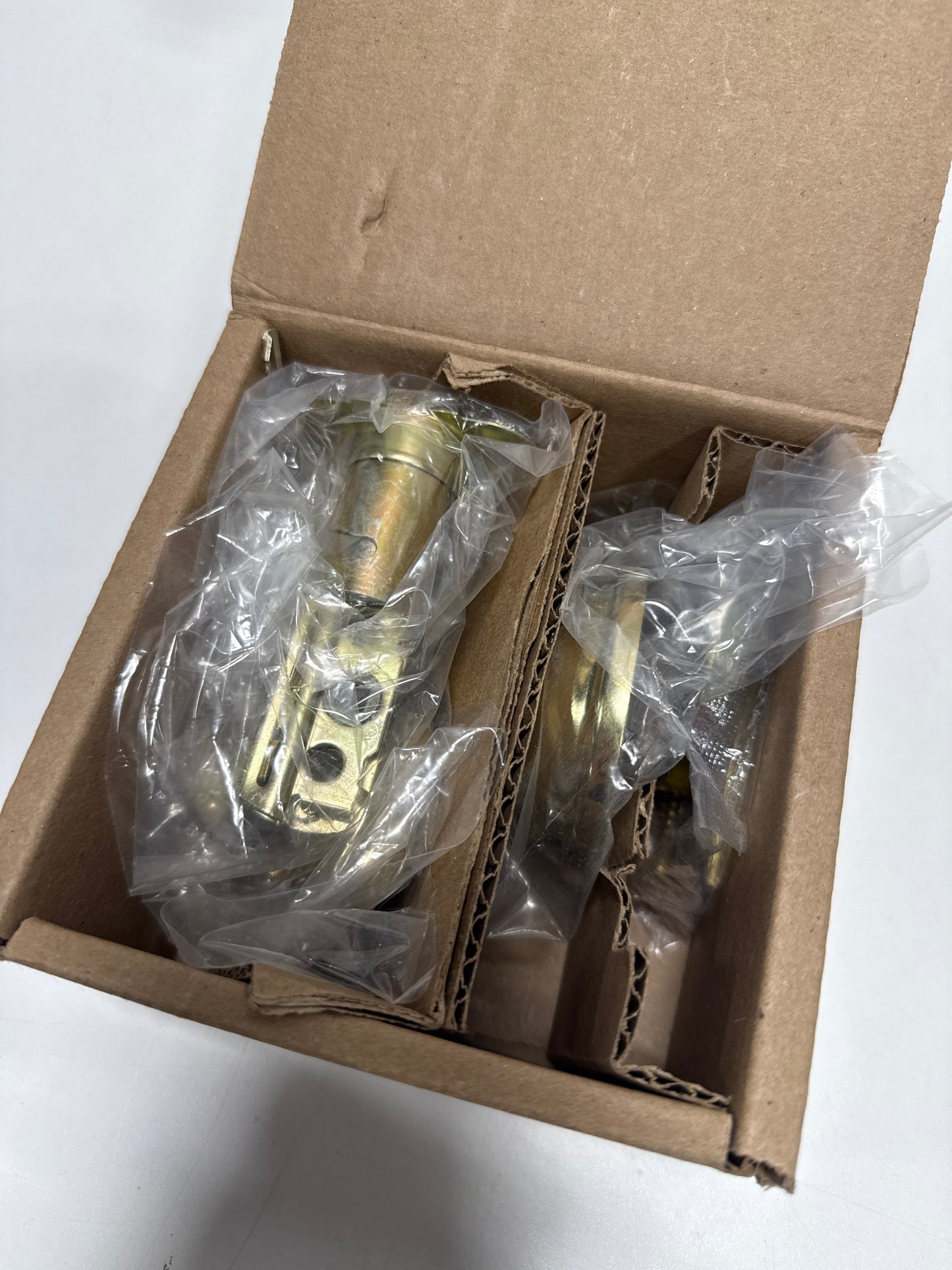 Baldwin SC.TRD.003.6L.DS.CKY.KD Traditional Round Single Cylinder Deadbolt, Polished Brass
