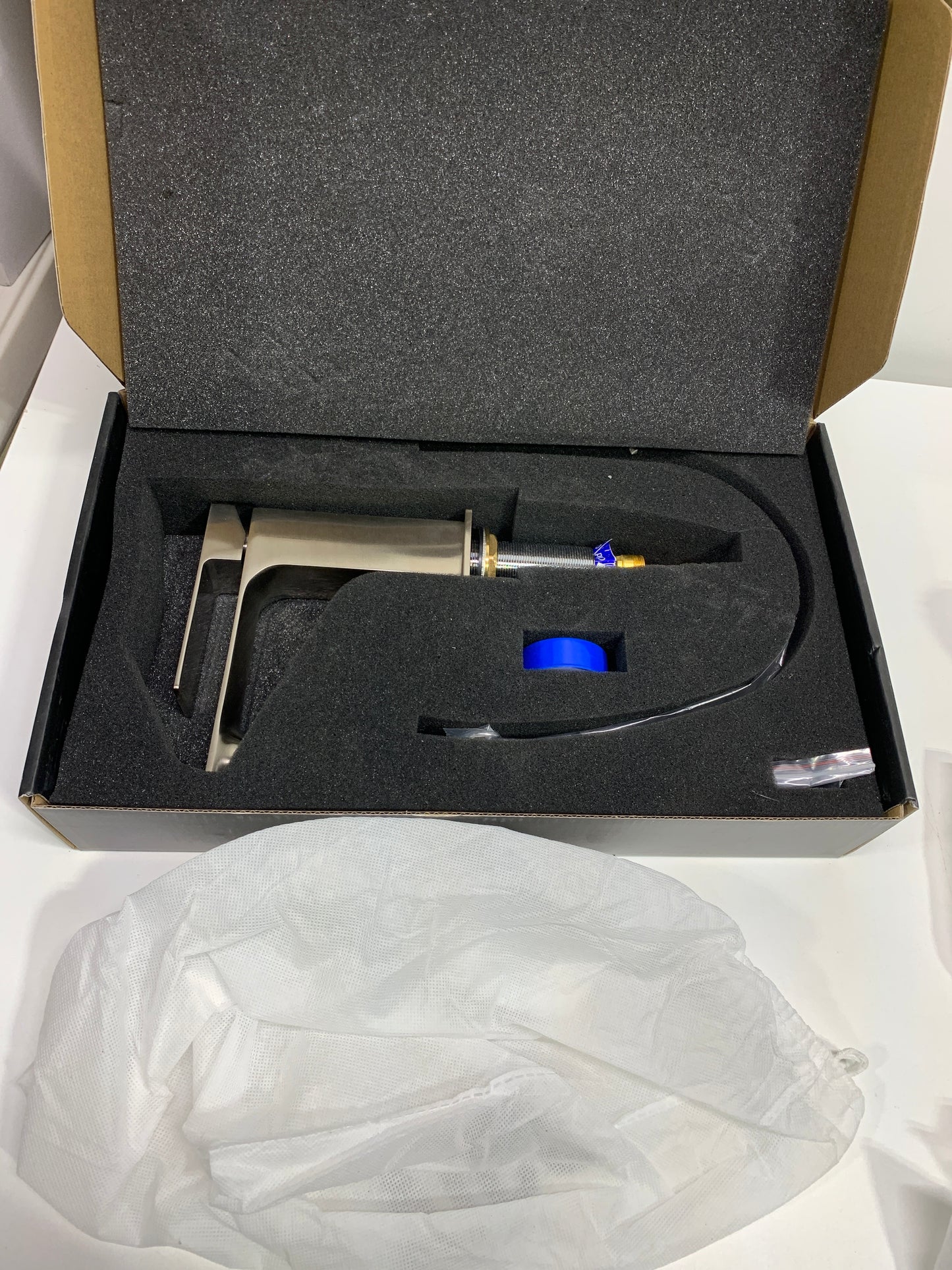 Dunn Single Handle Single-Hole Bathroom Faucet in Brushed Nickel