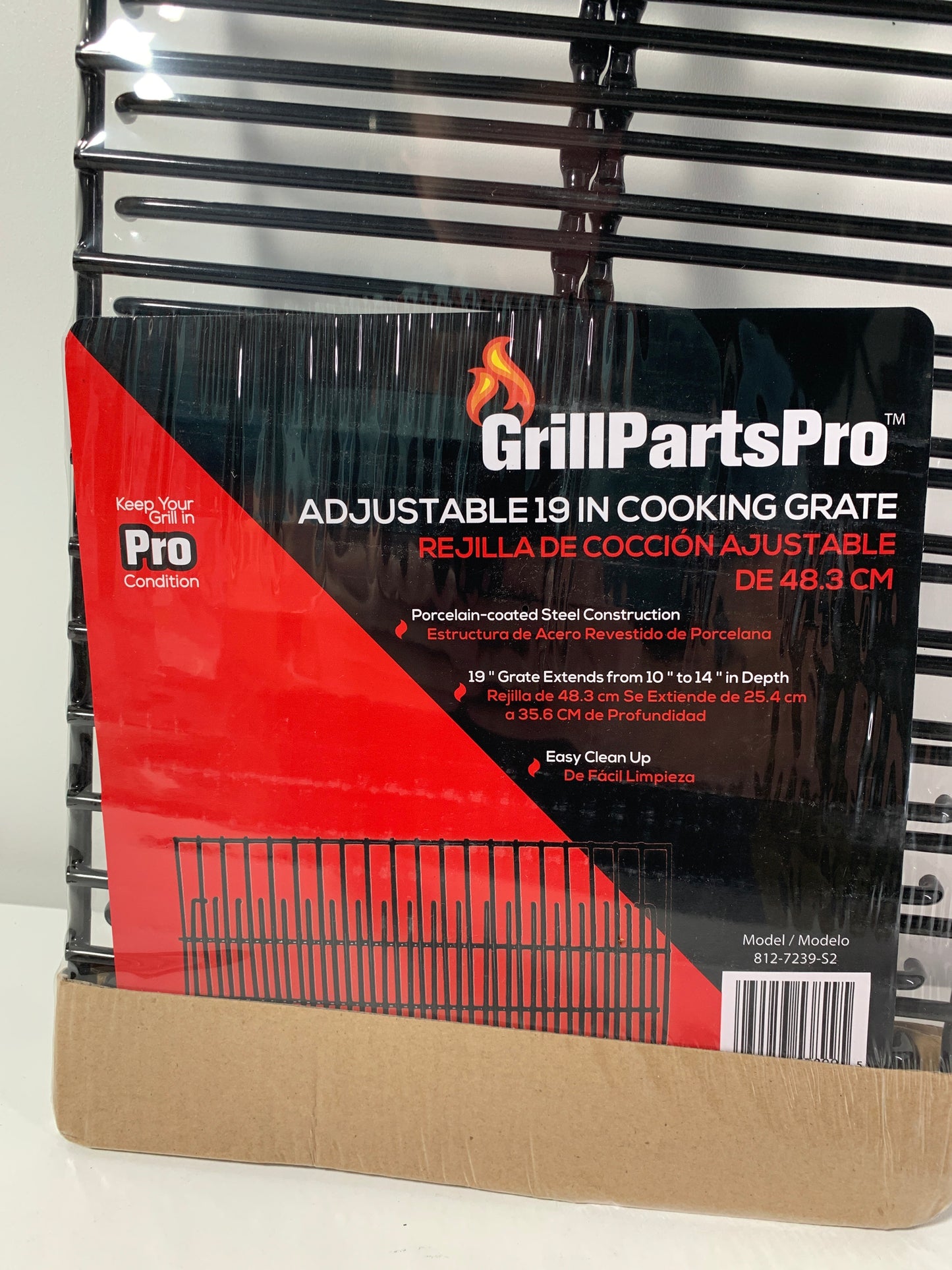 Grill Parts Pro 19-Inch Adjustable Cooking Grate