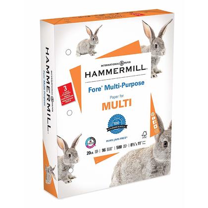 Hammermill Printer Paper, Fore Multipurpose 20 lb Copy Paper, 8.5 x 11 - 96 Bright,