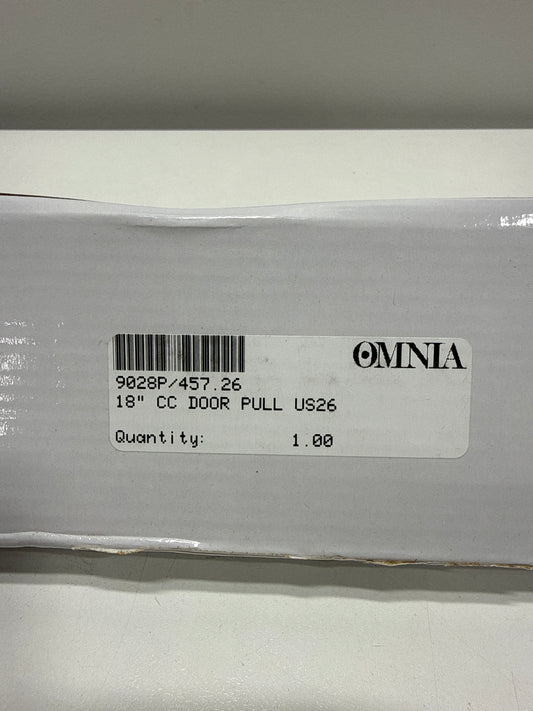 Omnia Ultima II Series 18 Inch Center to Center Bar Appliance Pull Model: 9028P/457.26