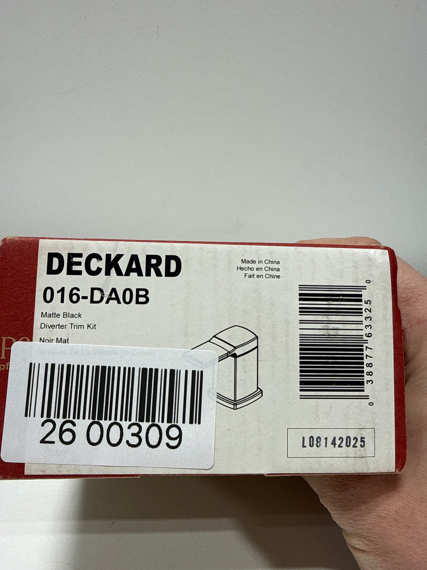 Pfister 016-DA0B 016DA0B Diverter Trim, Matte Black