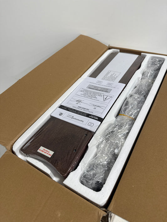 Canarm CF52LOX4BK Madison 52 Inch Black with Rustic Maple Blades Indoor Fan