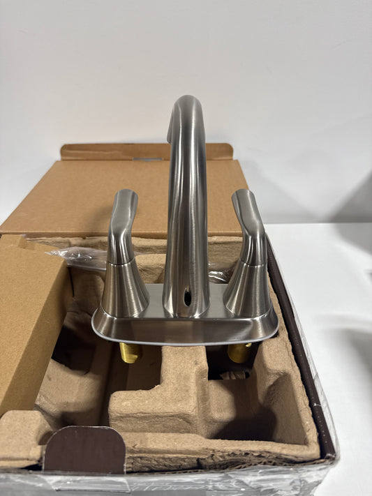 Signature Hardware 447832 Provincetown 1.2 GPM Centerset Bathroom Faucet Nickel