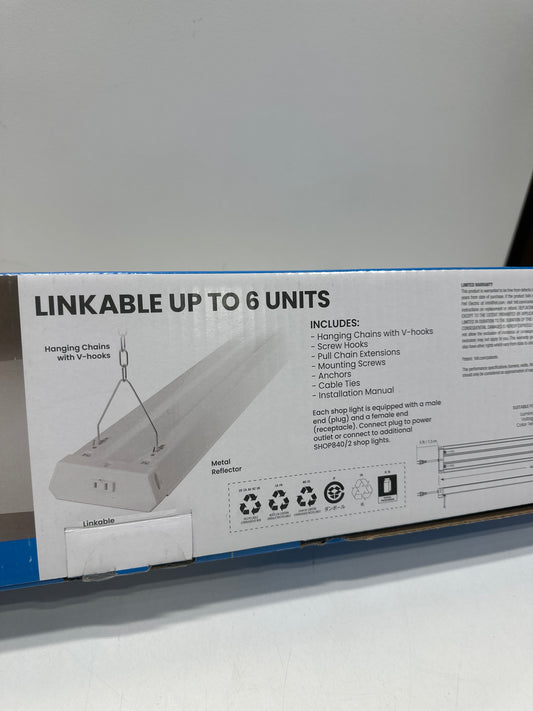 Feit 2-Pack 4 ft. LED Shop Light (4000K Cool White)