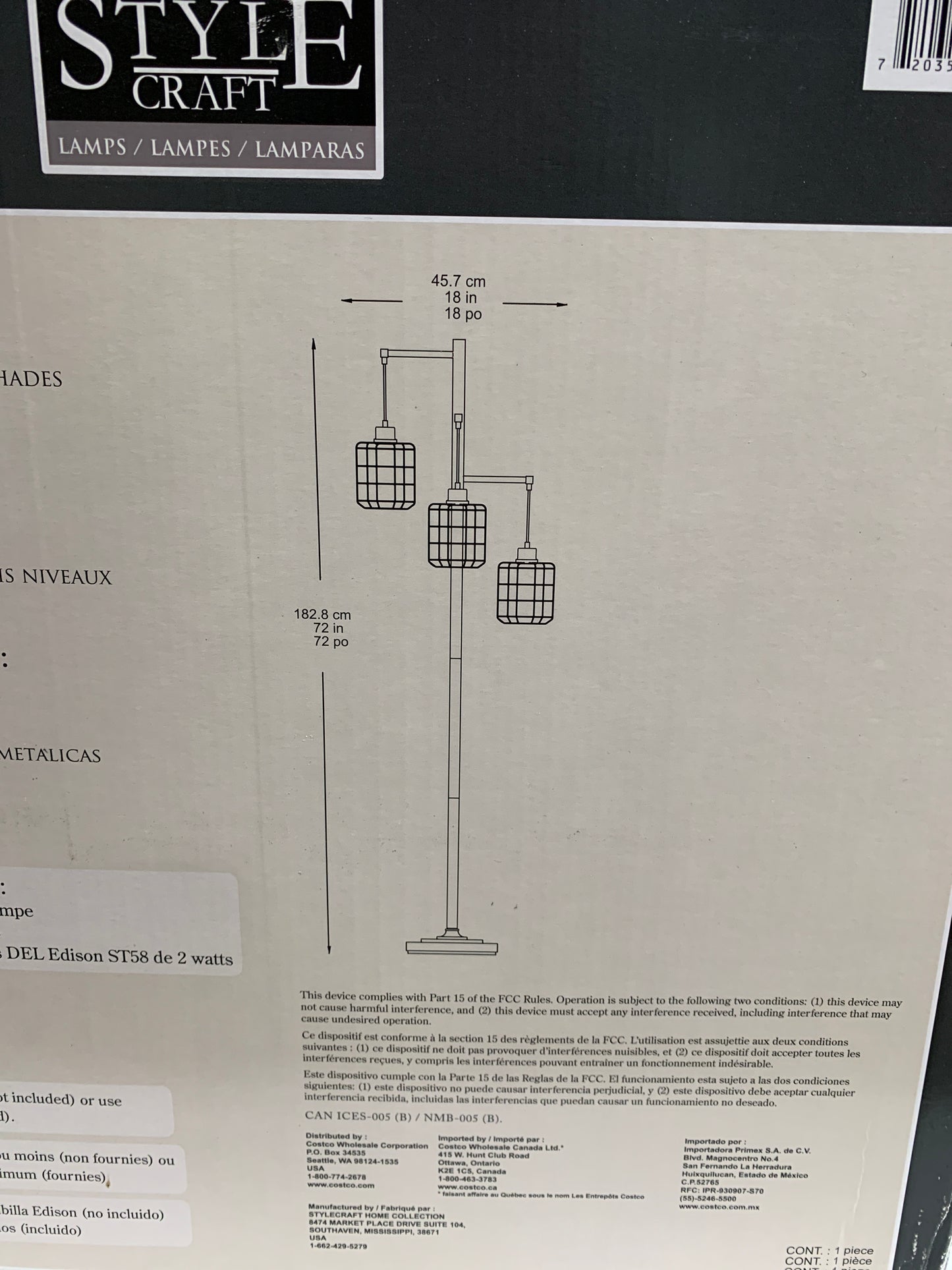 AtyleCraft Piper Floor Lamp - *Furniture & Organization