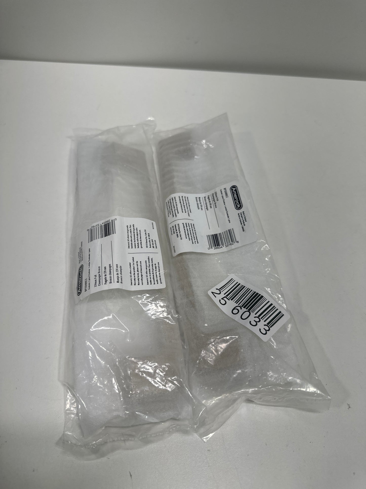 2 x Riva 8-13/16 Inch 224mm Center-to-Center Champagne Bronze Cabinet Pull