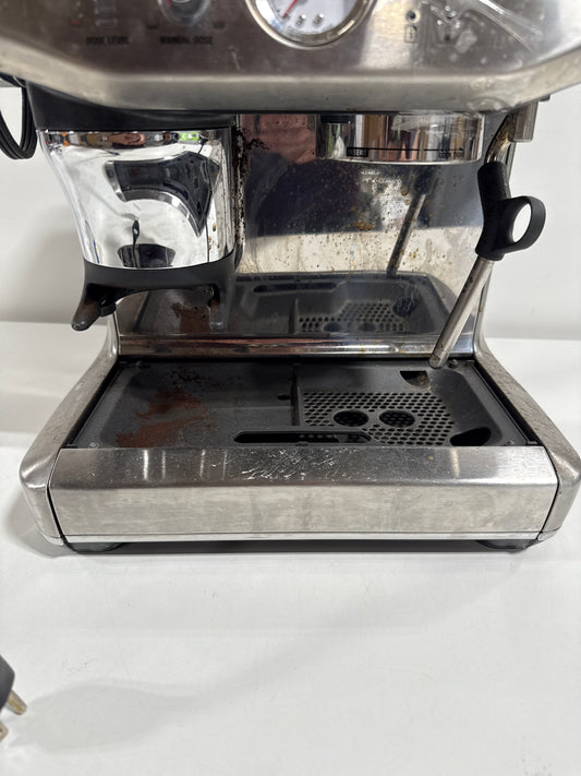 Used Breville - the Barista Express Impress Espresso Machine - Brushed Stainless Steel
