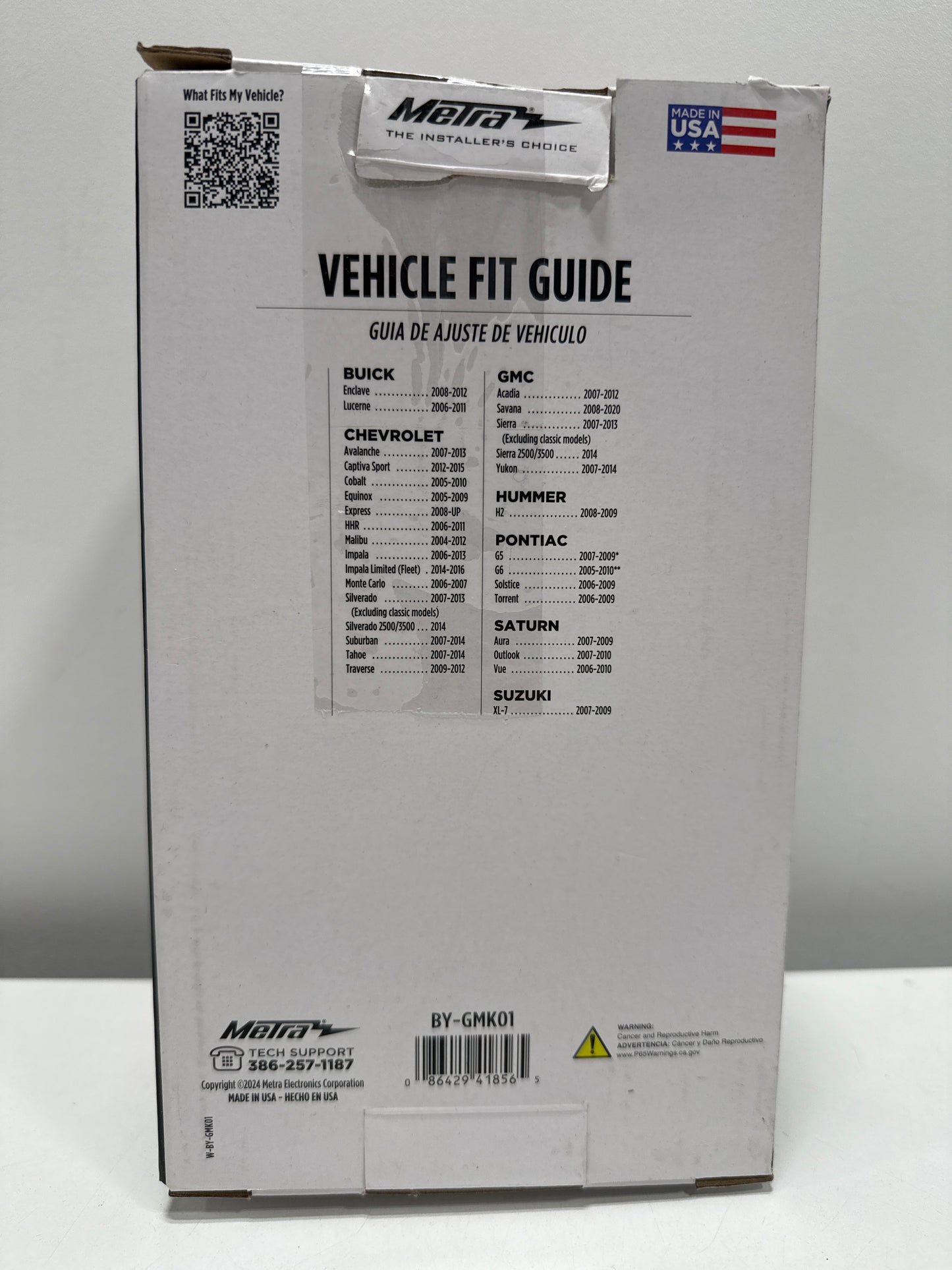 Metra - Dash Kit for Select 2005-2020 GM Vehicles - Black