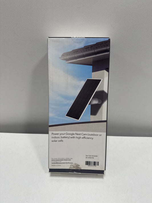No Mount Wasserstein Solar Panel for Google Nest Cam - Made for Google Nest