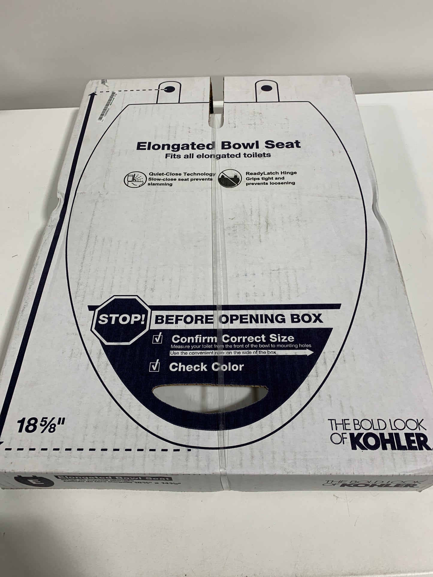 Cachet Elongated Closed Front Toilet Seat in White