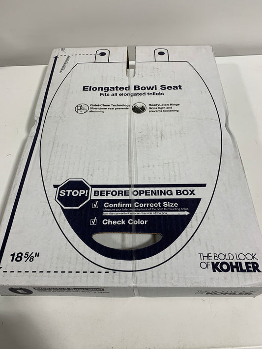 Cachet Elongated Closed Front Toilet Seat in White