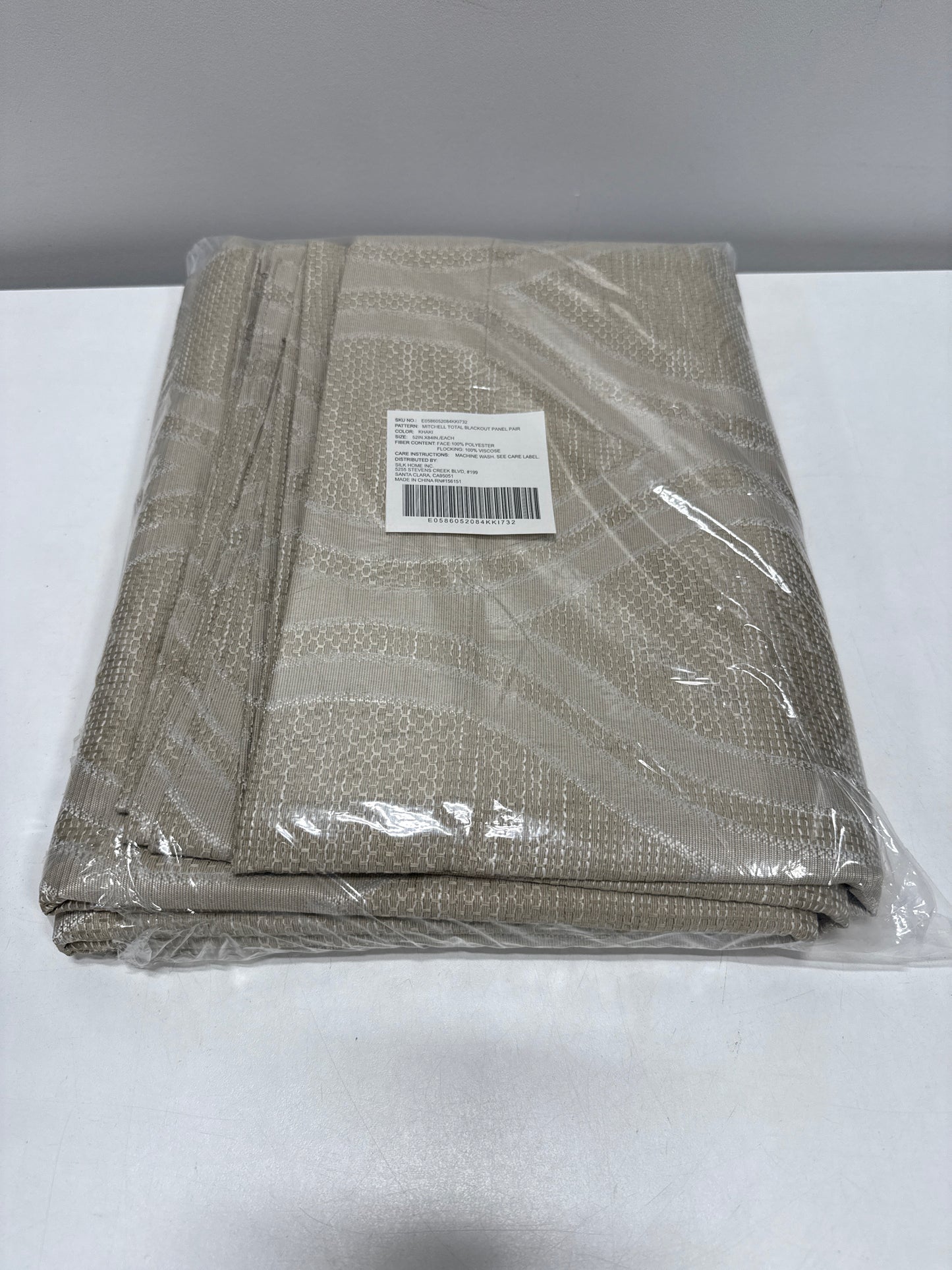 Silk Home Mitchell Blackout Curtains - Khaki