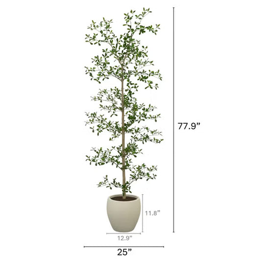 Nearly Natural Faux 6.5' Black Olive Tree