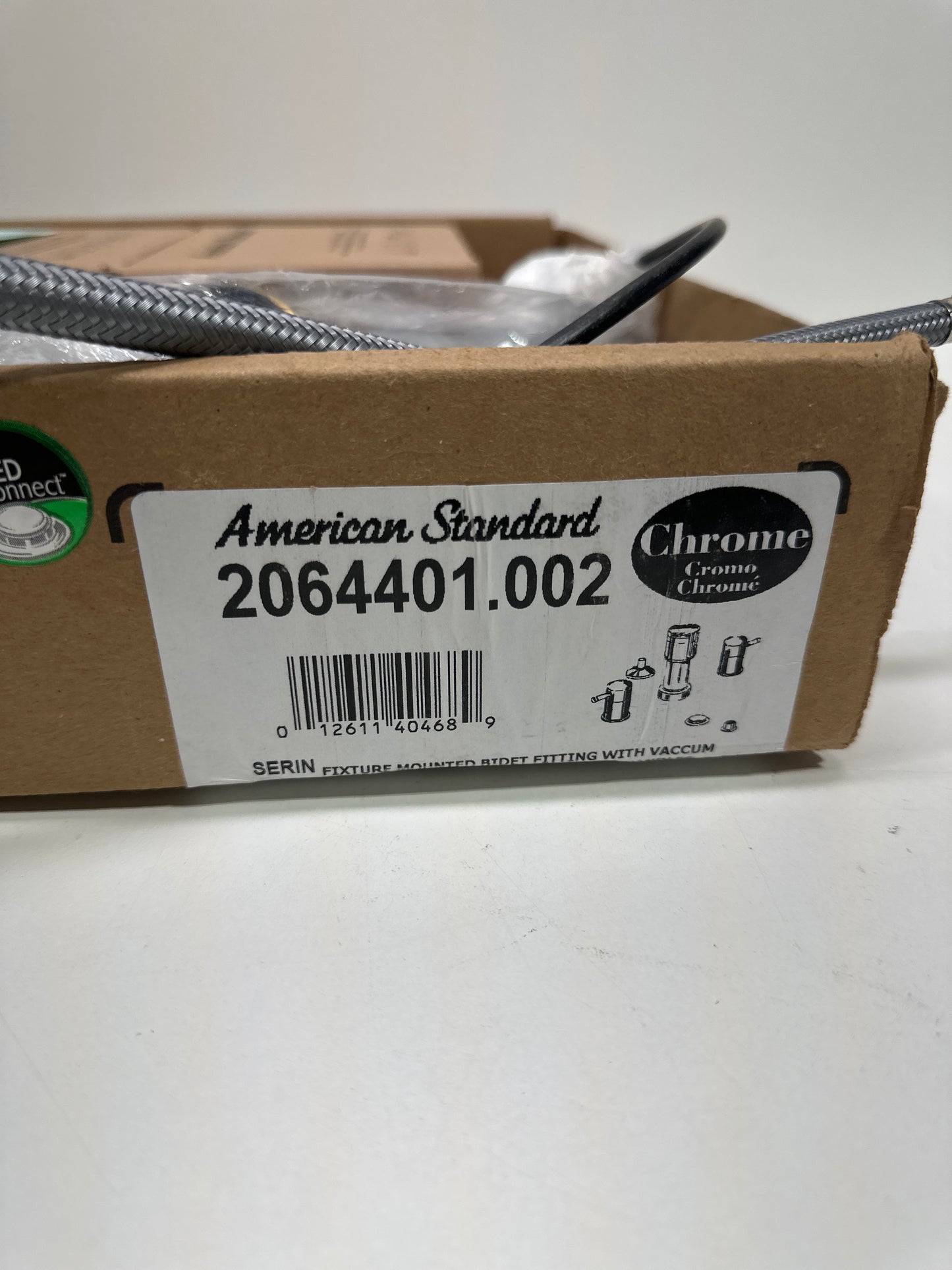 American Standard Double Handle Deck Mounted Bidet Fitting Faucet with Speed Connect