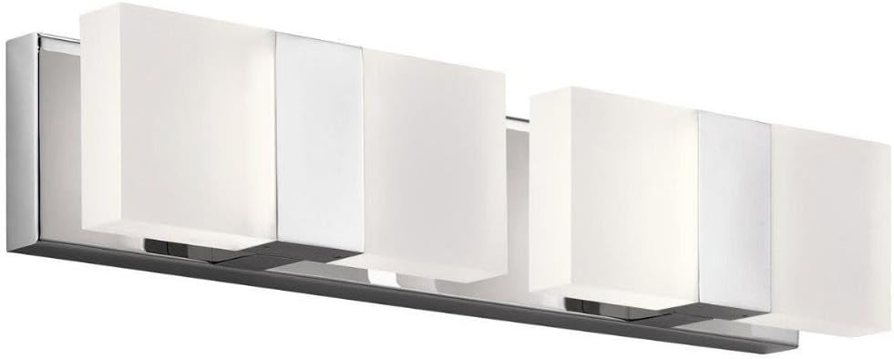 Elan 83849 LED 83849 Haiden Vanity Bath Wall Lighting, Led 20 Total Watts, 83849 Haiden Vanity Bath Wall Lighting, Led 20 T..., 4 Light, Chrome
