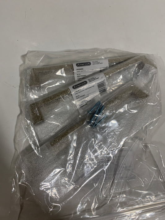 3 x Blackrock 8 in. (203mm) Modern Golden Champagne Arch Cabinet Pull