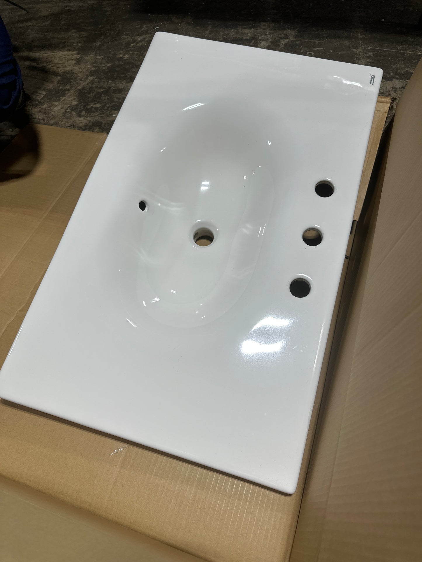 American Standard 1298008.020 Studio S 33 in. Vanity Top Sink – 8 in. Centers White - *Plumbing