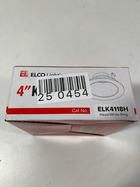 Elco ELK4118 the Koto System 4" Deep Round Reflector Trim Haze / White Lighting Accessories and Parts Recessed Lighting Accessories Trim Rings